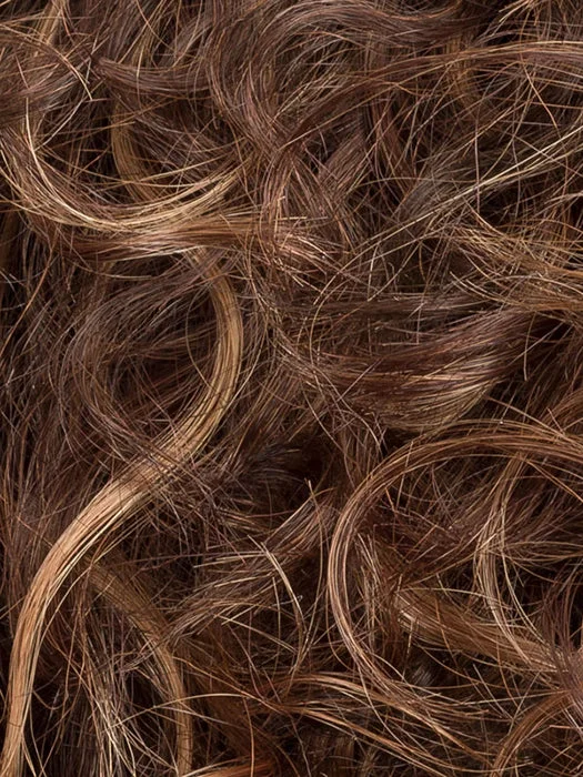 Chocolate Rooted | 4.33.2 | Medium Brown Light Auburn & Dark Brown Blend w/Dark Shaded Roots