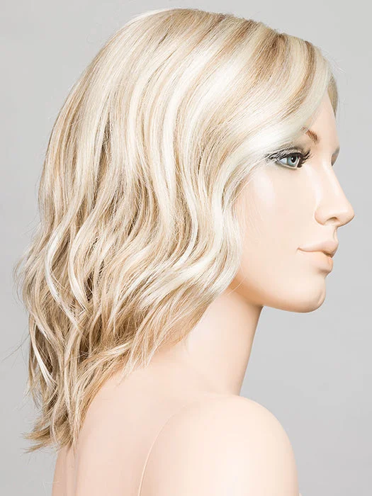 Cream Blonde Lighted | 23.25.16 | Lightest Pale Blonde & Lightest Golden Blonde and Medium Blonde Blend with Highlights throughout and Concentrated in the front