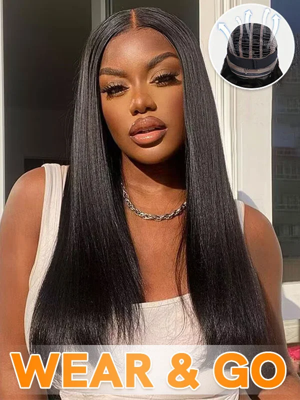 Bob Wigs for Water Sports Chinalacewig Wear Go Pre Cut HD Lace 5*5 Closure Wig Silk Straight Quick & Easy Glueless Wig With Breathable Cap Air Wig CS018 Bob Wigs for Water Sports Chinalacewig Wear Go Pre Cut HD Lace 5*5 Closure Wig Silk Straight Quick & Easy Glueless Wig With Breathable Cap Air Wig CS018