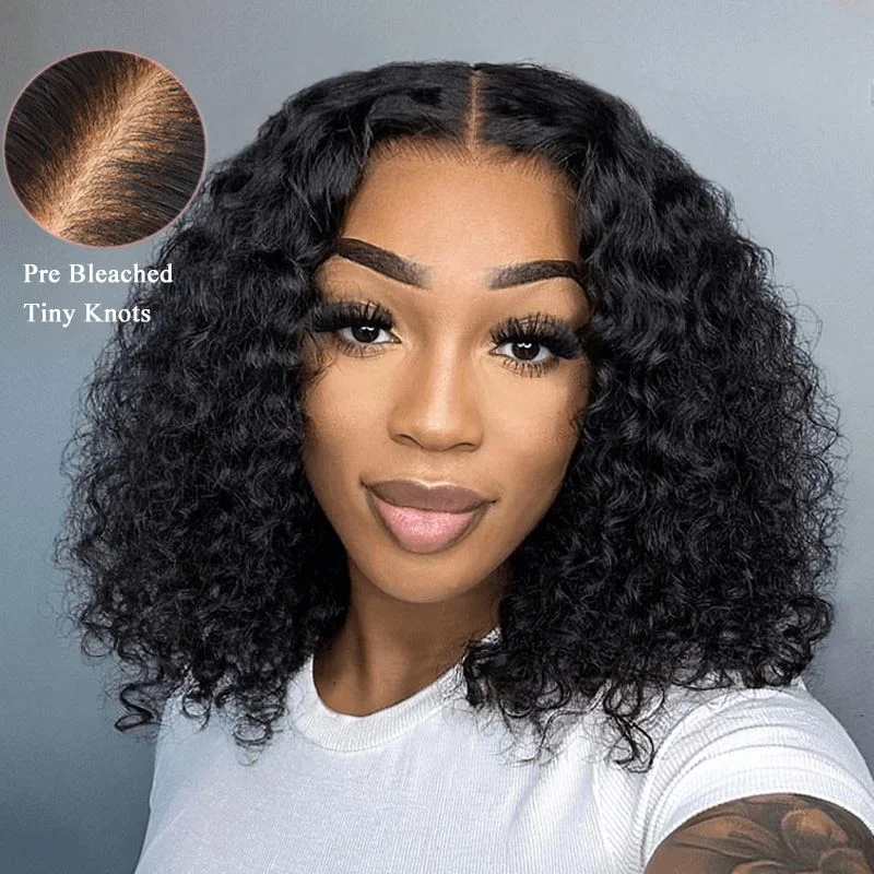 Bob Wigs for Business Meetings Aligrace Pre Cut 5x5 Lace Water Wave Wear Go Glueless Short Bob Wig Bob Wigs for Business Meetings Aligrace Pre Cut 5x5 Lace Water Wave Wear Go Glueless Short Bob Wig