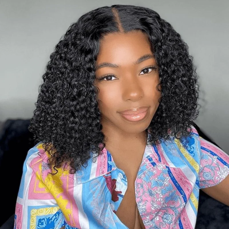 Short Bob Wigs for Thick Hair Ali Grace 13x4 Lace Short Bob Curly Human Hair Wigs Short Bob Wigs for Thick Hair Ali Grace 13x4 Lace Short Bob Curly Human Hair Wigs