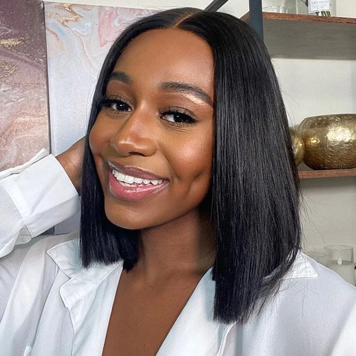 Bob Wigs for Cancer Patients (Chemotherapy Wigs) $89.99 14" Straight Bob Thin V Part Wig Human Hair Wigs Flash Deal Bob Wigs for Cancer Patients (Chemotherapy Wigs) $89.99 14" Straight Bob Thin V Part Wig Human Hair Wigs Flash Deal