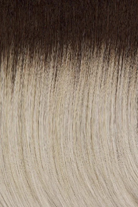 60/101GR | Silver tones with Light Platinum highlights and Brown roots