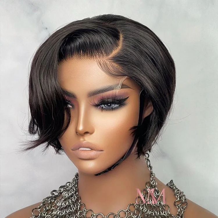 Bob Wigs in Asian Sizing​ Pixie 4x4 13a Wig
