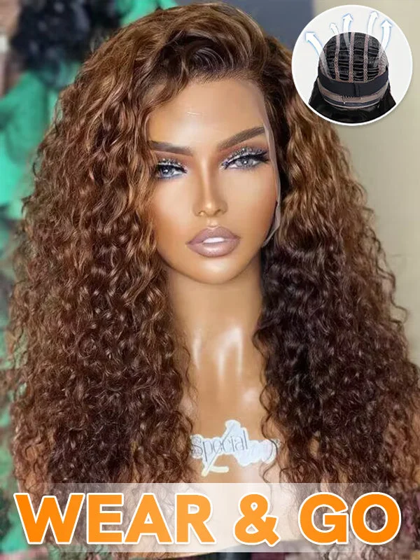 Bob Wigs for Travel (Compact and Easy to Pack) Chinalacewig Wear Go Pre Cut HD Lace 5*5 Closure Curly Quick & Easy Glueless Wig With Breathable Cap Air Wig CS014 Bob Wigs for Travel (Compact and Easy to Pack) Chinalacewig Wear Go Pre Cut HD Lace 5*5 Closure Curly Quick & Easy Glueless Wig With Breathable Cap Air Wig CS014