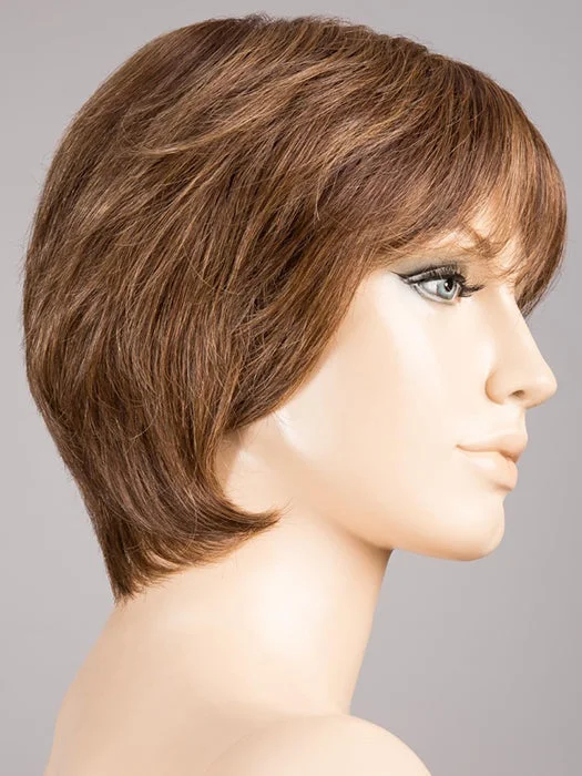 MOCCA ROOTED | Medium Brown Blended with Light Auburn and Dark Strawberry Blonde with Lightest Brown Blend and Shaded Roots