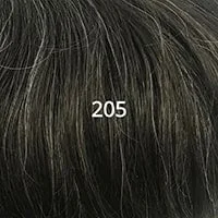(205) Dark Brown + 5% Grey