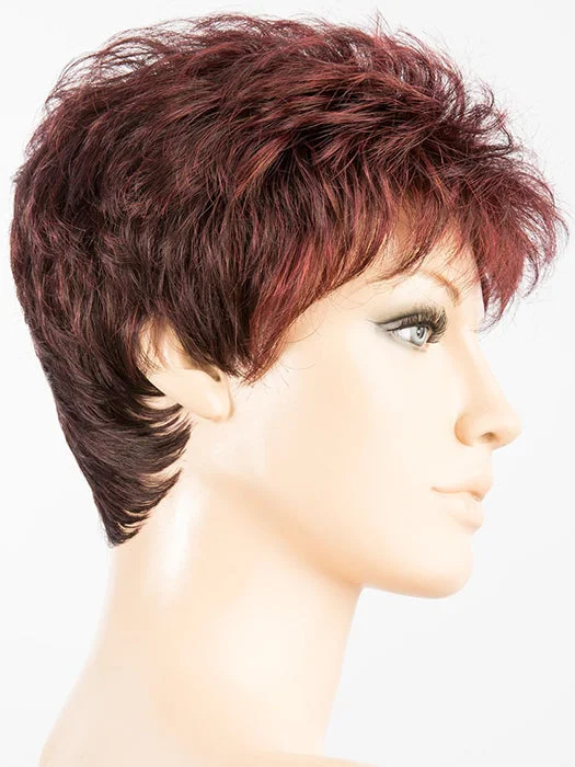 HOT AUBERGINE MIX | Medium Burgundy Red & Dark Burgundy Red & Darkest Brown Blend