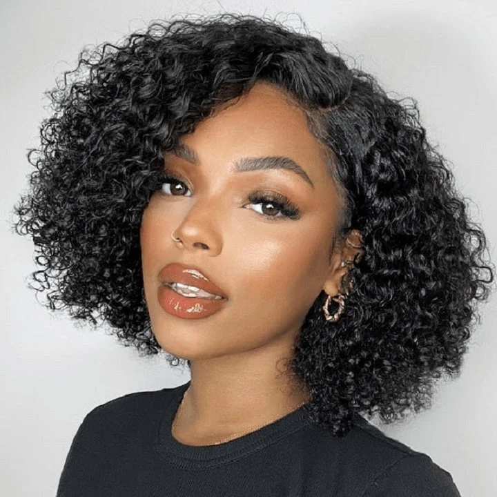 Bob Wigs for Modeling Agencies Glueless Curly 7x5 Lace Pre-everything Bob Preplucked 13x4 Pre Cut Lace C Part Wig Bob Wigs for Modeling Agencies Glueless Curly 7x5 Lace Pre-everything Bob Preplucked 13x4 Pre Cut Lace C Part Wig