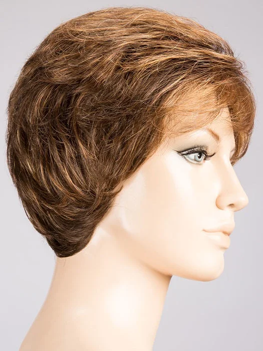 HAZELNUT MIX | Medium Brown Blended with Light Auburn and Light Reddish Auburn with Dark Strawberry Blonde Blend