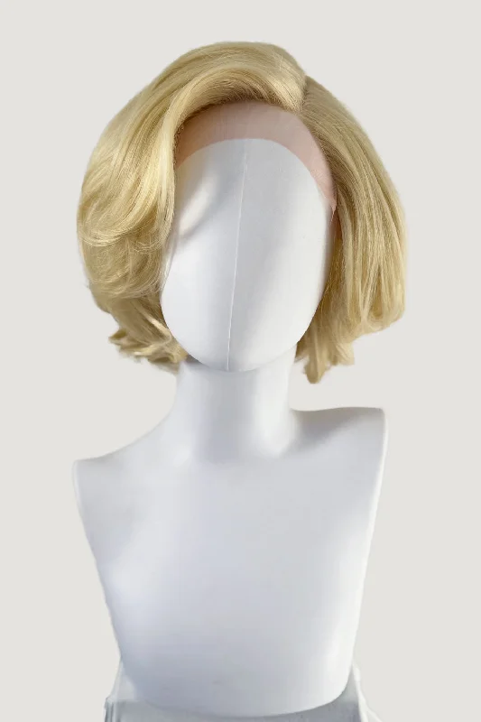 Blonde lacefront wig, pinup/vintage style, mid length, hollywood elegance: Norma Jeane