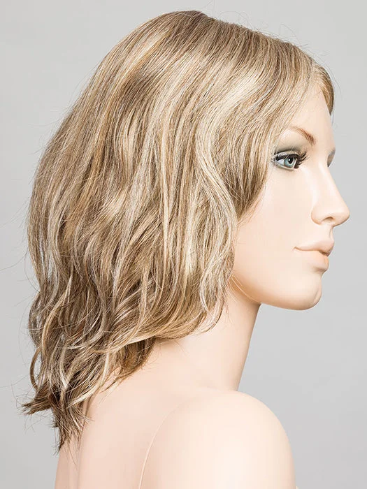 Beige Multi Lighted | 14.24.12 | Medium Ash Blonde & Lightest Ash Blonde and Lightest Brown Blend with Highlights Throughout and Concentrated in the front