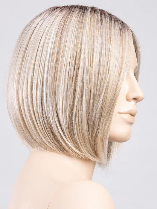 Ivory Blonde Shaded | 101.20.25 | Pearl Platinum and Medium Ash Brown with Winter White Blend and Shaded Roots