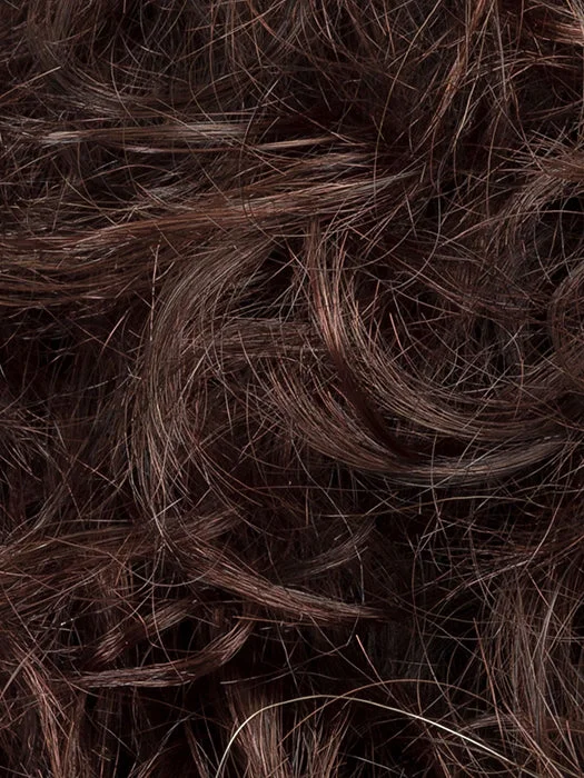 Dark Chocolate Rooted | 4.33.2 | Darkest Brown Dark Auburn Black & Dark Brown Blend w/Dark Shaded Roots