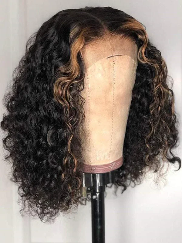 Bob Wigs in Pastel Colors for a Trendy Look Highlight Color Deep Curls 13×6 Undetectable HD Lace Wig With Plucked Hairline NCF97 Bob Wigs in Pastel Colors for a Trendy Look Highlight Color Deep Curls 13×6 Undetectable HD Lace Wig With Plucked Hairline NCF97