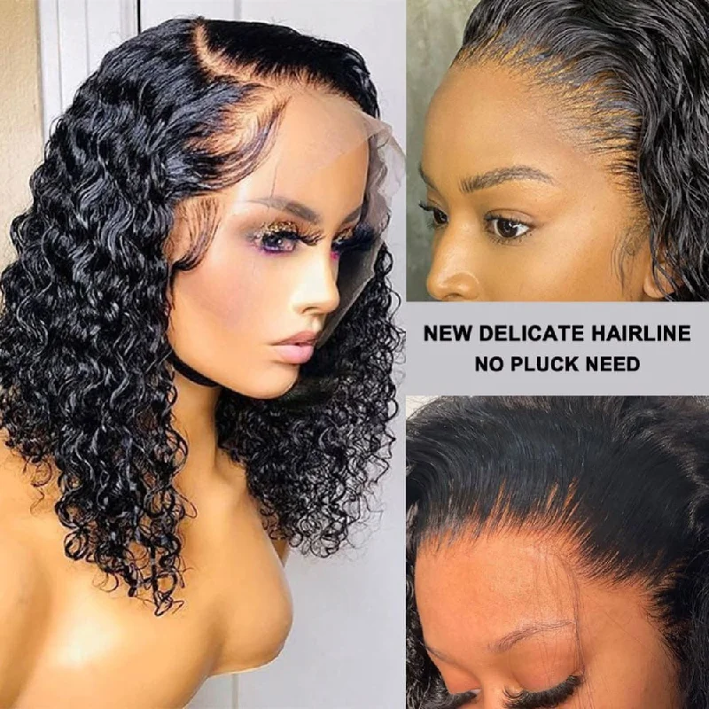 Bob Wigs for Petite Women Boutique Skin Melt Lace + Delicate Hairline Frontal Bob Wigs Curly Bob Wigs for Petite Women Boutique Skin Melt Lace + Delicate Hairline Frontal Bob Wigs Curly
