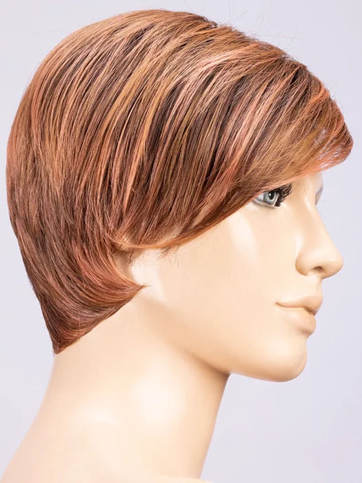 ROSEWOOD ROOTED | Medium Dark Brown Roots that Melt into a Mixture of Saddle Brown &Terra-Cotta Tones with Dark Roots