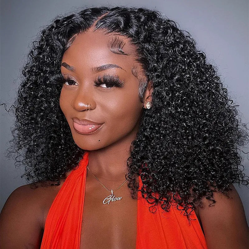 Bob Wigs for Job Interviews Pixie Jerry Curl Wig Black Bob Wig 10A Brazilian Human Hair Bob Wigs for Job Interviews Pixie Jerry Curl Wig Black Bob Wig 10A Brazilian Human Hair