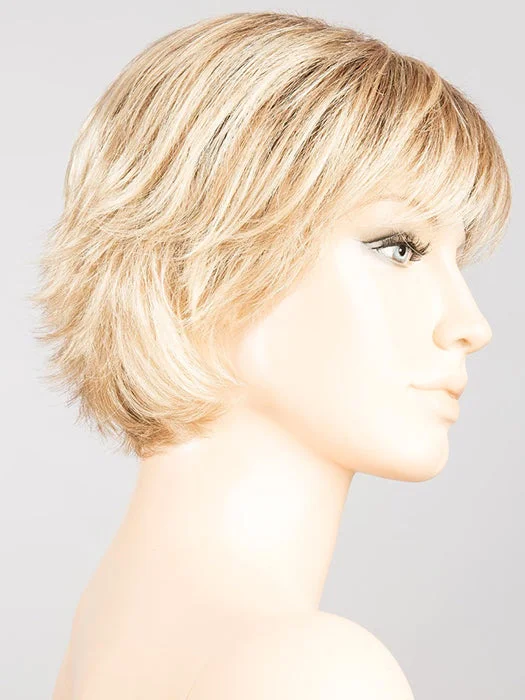 SANDY BLONDE ROOTED | Light Neutral Blonde and Light Golden Blonde with Medium Ash Blonde Blend and Shaded Roots