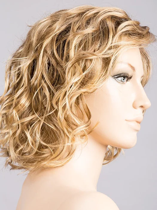 CARAMEL ROOTED | Strawberry Blonde & Light Golden Blonde & Medium Ash Blonde Blend with Shaded Roots