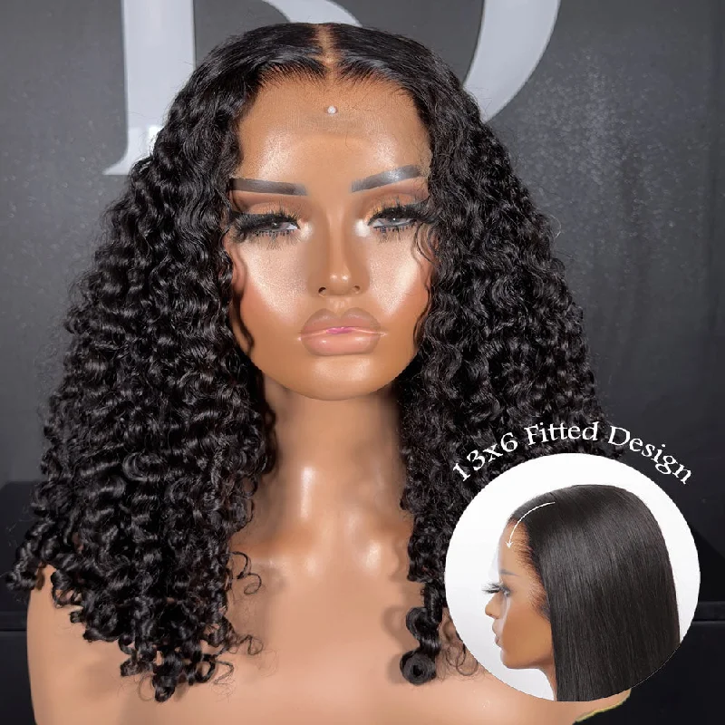 Bob Wigs for Friend Hangouts CLEARANCE Glueless Knot-Free 13x6 Fitted Cap Ear Tap 250% Skin Melt Lace Front Wig Finger Coily Curls Bob Bob Wigs for Friend Hangouts CLEARANCE Glueless Knot-Free 13x6 Fitted Cap Ear Tap 250% Skin Melt Lace Front Wig Finger Coily Curls Bob