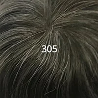 (305) Med/Dark Brown + 5% Grey