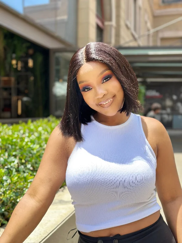 Bob Wigs for Date Nights​ Vietnam 2 X 6 Lace Closure Wear And Go Super Drawn Bob