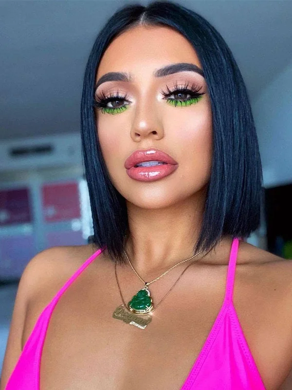 Short Bob Wigs for Fine Hair Preplucked HD Lace Short Bob Lace Front Human Hair Wig With Bleached Knots NCF74 Short Bob Wigs for Fine Hair Preplucked HD Lace Short Bob Lace Front Human Hair Wig With Bleached Knots NCF74