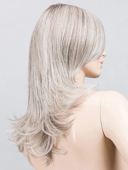 STONE GREY ROOTED | Grey with Black/Dark Brown and Lightest Blonde Blend with Shaded Roots