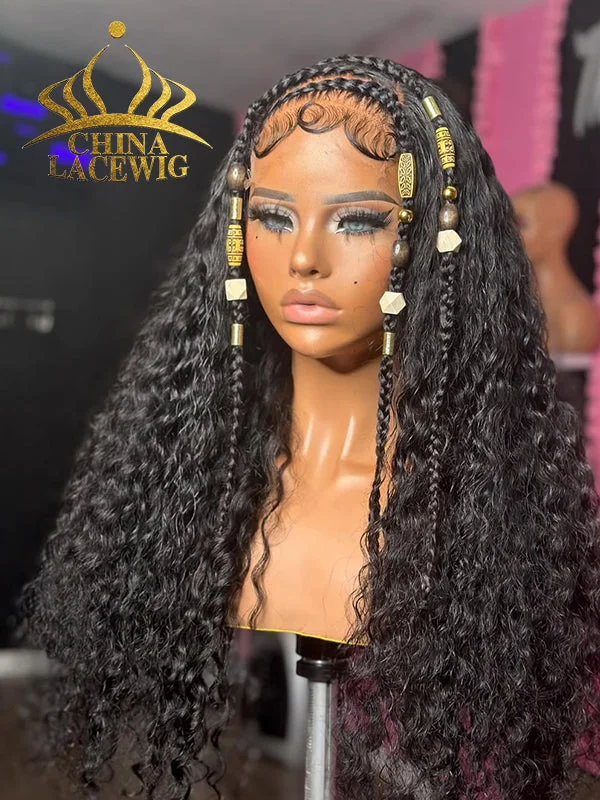 Bob Wigs for Casual Outings Chinalacewig Custom Wig 100% Human Virgin Hair 5x5 HD Lace Wig Braid Wig Curly High End Wig Custom02 Bob Wigs for Casual Outings Chinalacewig Custom Wig 100% Human Virgin Hair 5x5 HD Lace Wig Braid Wig Curly High End Wig Custom02