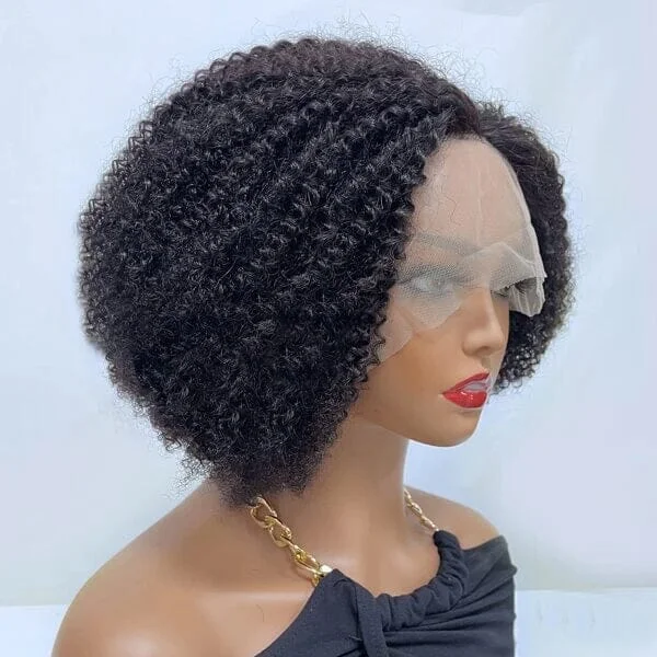 Bob Wigs in Asian Sizing​ Aligrace Hair Kinky Curly Human Hair Wigs