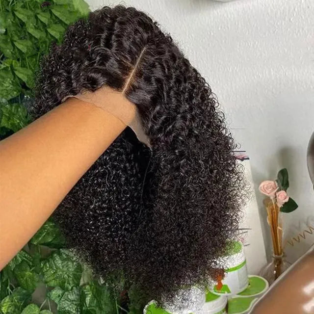 Bob Wigs in Blonde Colors​ Transparent Lace Curly Human Hair Short Bob Wig