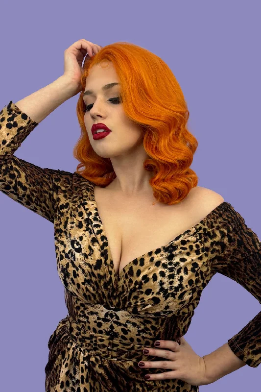 Ginger pinup lace front wig: Lula