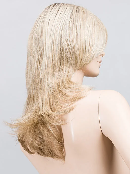 SANDY BLONDE ROOTED | Medium Blonde & Light Neutral Blonde & Light Strawberry Blonde Blend with Shaded Roots