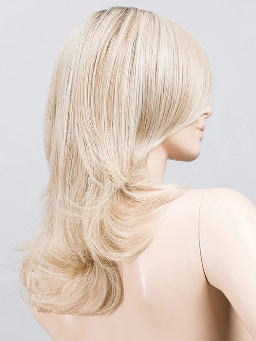 PEARL BLONDE ROOTED | Pearl Platinum Blended with Light Strawberry Blonde and Lightest Golden Blonde with Shaded Roots
