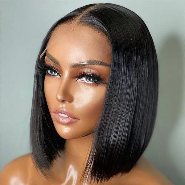 Bob Wigs for Vintage - Inspired Looks My GO-TO BOB™ - Glueless 5x5 Closure HD Lace Silky Straight Human Hair Wig Bob Wigs for Vintage - Inspired Looks My GO-TO BOB™ - Glueless 5x5 Closure HD Lace Silky Straight Human Hair Wig