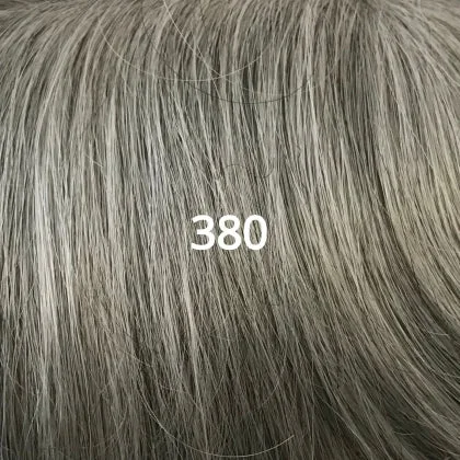 (380) Med/Dark Brown + 80% Grey