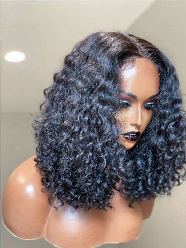 Layered Bob Wigs for Added Dimension Chinalacewig Undetectable HD Lace Deep Wave 5x5 Lace Closure Wigs With Bleached Knots CF013 Layered Bob Wigs for Added Dimension Chinalacewig Undetectable HD Lace Deep Wave 5x5 Lace Closure Wigs With Bleached Knots CF013