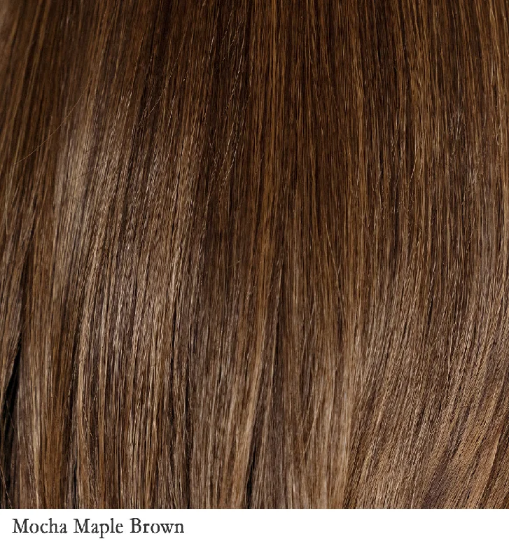 Pre-Order | Mocha Maple Brown | 6/27 | Unrooted but very dynamic mix of Dark Brown/Medium Brown/Light Auburn/Medium Strawberry.