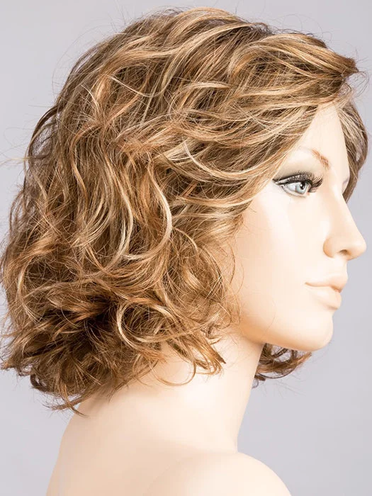 LIGHT BERNSTEIN ROOTED | Lightest Brown & Dark Strawberry Blonde with Light Golden Blonde Blend & Shaded Roots