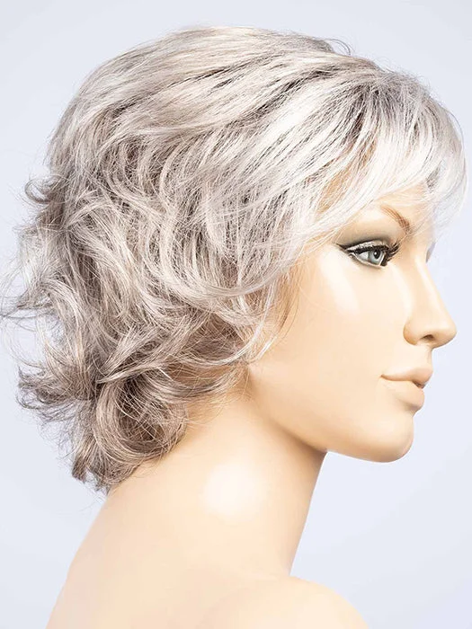 ASH GREY SHADED | Lightest Brown & Pearl White with Black / Dark Brown & Grey Blend with Shaded Roots
