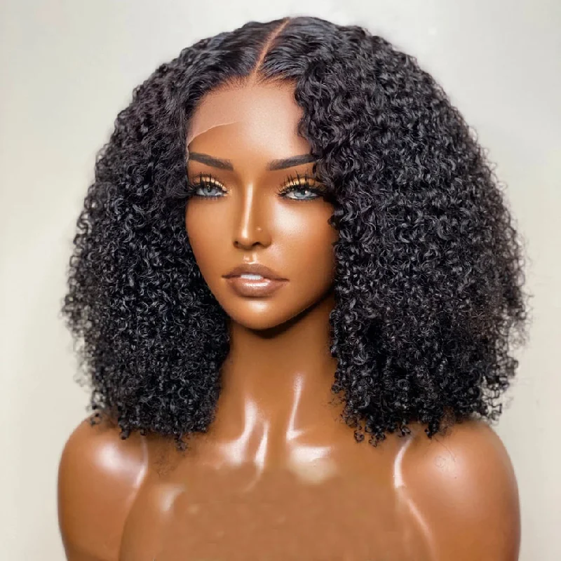 Balayage Bob Wigs for a Sun - kissed Appearance 12 inch 13x4 Curly Wig 100% Human Hair Balayage Bob Wigs for a Sun - kissed Appearance 12 inch 13x4 Curly Wig 100% Human Hair