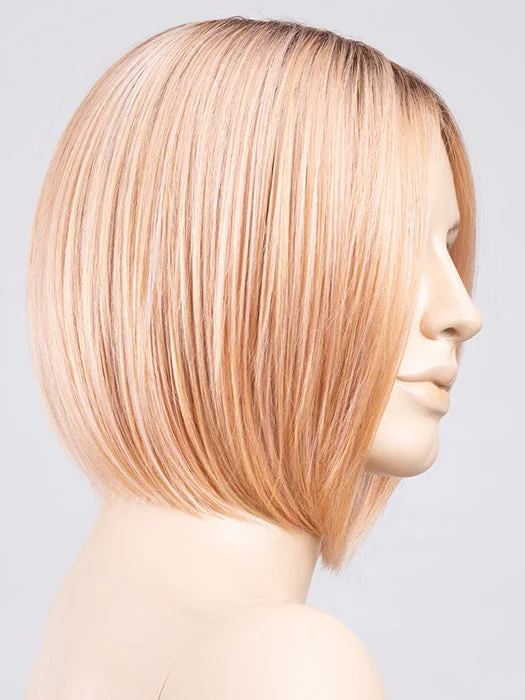 Peach Blonde Shaded | Soft Warm Blonde Base with Subtle Peachy Hues and Shaded Roots