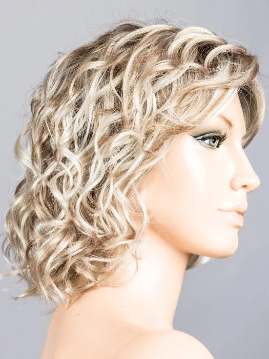 PEARL BLONDE ROOTED | Pearl Platinum & Medium Ash Blonde & Medium Blonde Blend with Shaded Roots