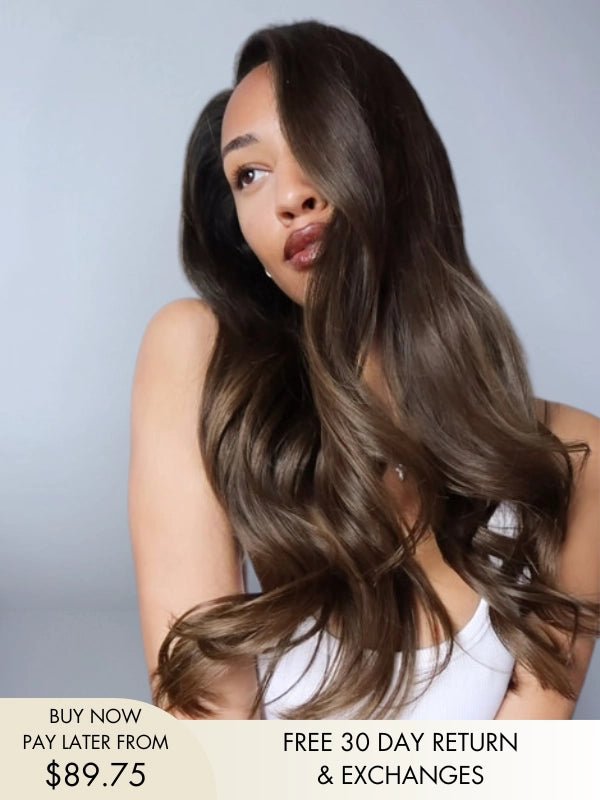 Chase Brown Ombre Human Hair Natural Looking Wig