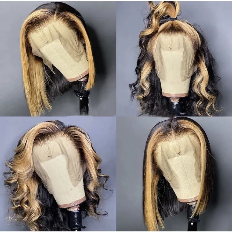 Bob Wigs for Instagram - Ready Looks ADORA | Highlight Blonde Virgin Human Hair Bob Lace Front Wig Bob Wigs for Instagram - Ready Looks ADORA | Highlight Blonde Virgin Human Hair Bob Lace Front Wig