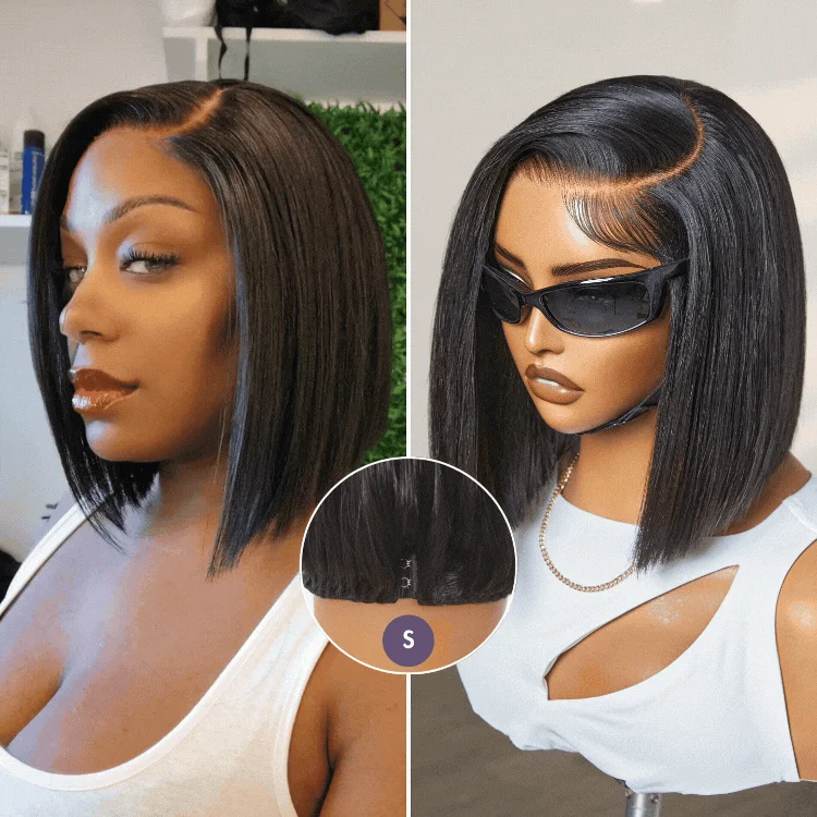 Bob Wigs for TikTok - Inspired Styles Luvme All-Day Comfort™ Wig Blunt Cut Bob Glueless Minimalist HD Lace Short Human Hair Wig Pre-Cut Lace Bob Wigs for TikTok - Inspired Styles Luvme All-Day Comfort™ Wig Blunt Cut Bob Glueless Minimalist HD Lace Short Human Hair Wig Pre-Cut Lace