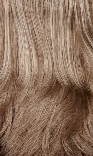 38H | Light Brown mixed with 50% Grey on top and 25% Grey in back