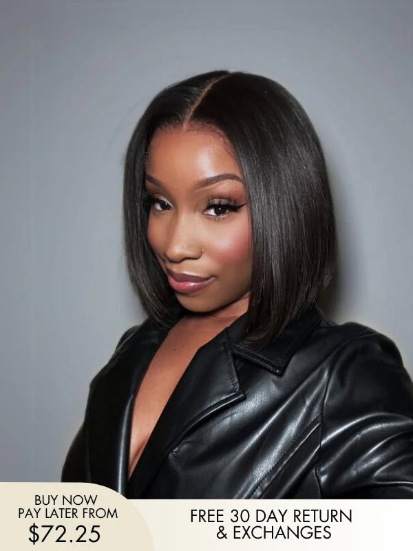 Kylie Human Hair Bob HD Lace Glueless Wig