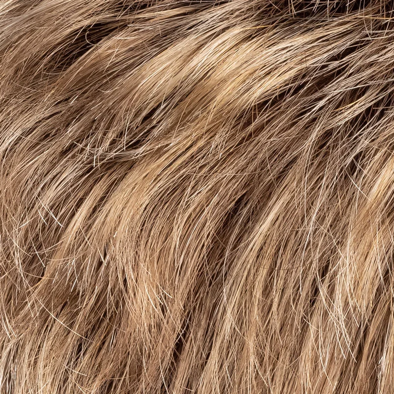 Bernstein Rooted | Light Brown base with subtle Light Honey Blonde and Light Butterscotch Blonde highlights and Dark Roots